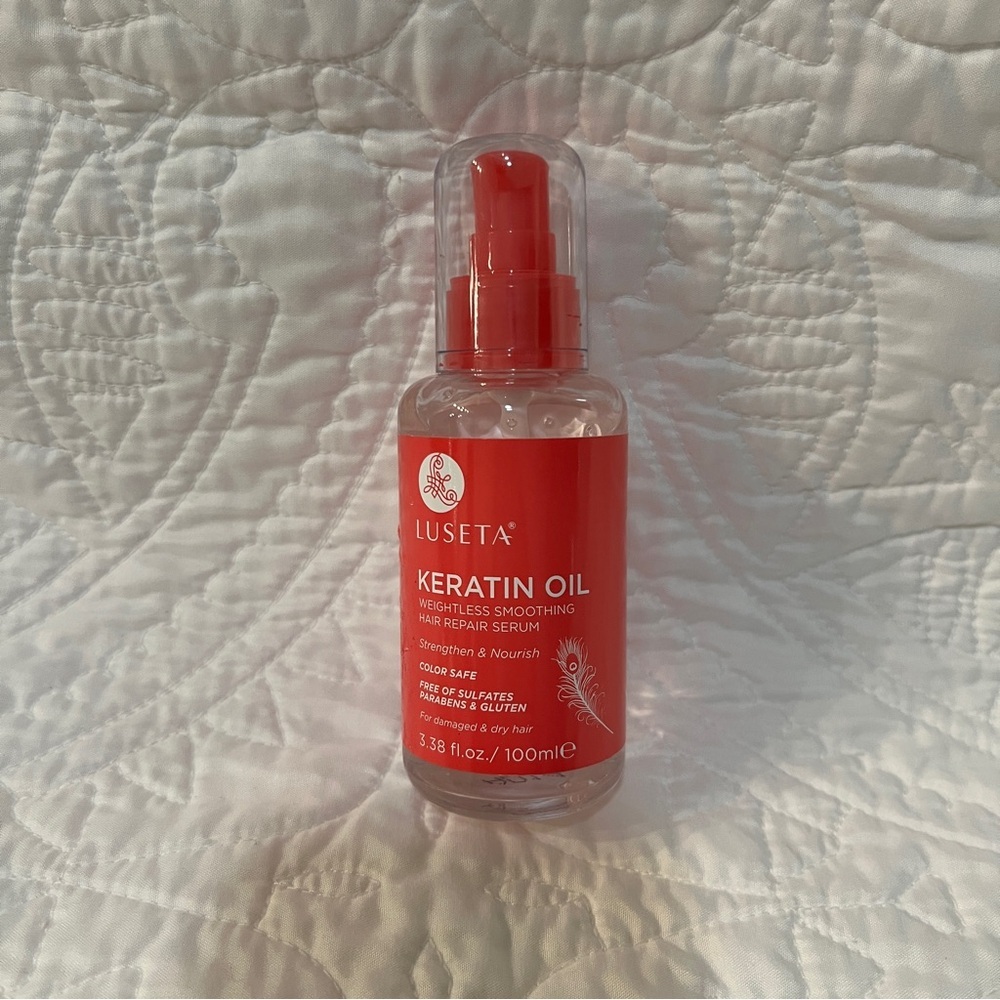 New Luseta Keratin Oil Weightless Smoothing Hair